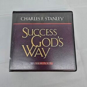 Charles F Stanley Success Gods Way 10 Sermon Kit In Touch Ministries CD Set